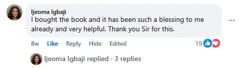 Ijeoma Igbaji testimonial screenshot